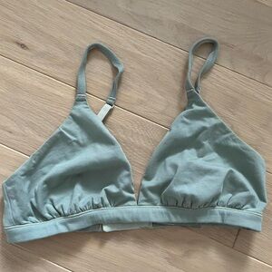 Skims Jersey Cotton Bralette in Mineral
